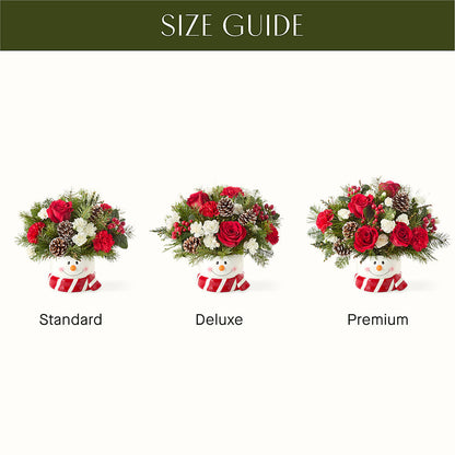 Jolly Snowman Bouquet –  Genoveva Rodriguez Flower Shop, San Benito TX