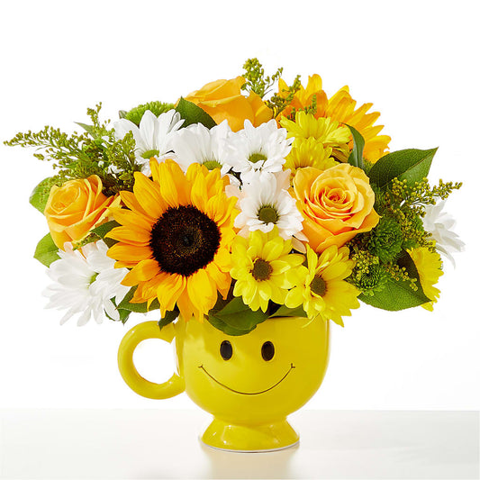 Be Happy Bouquet –  Genoveva Rodriguez Flower Shop, San Benito TX
