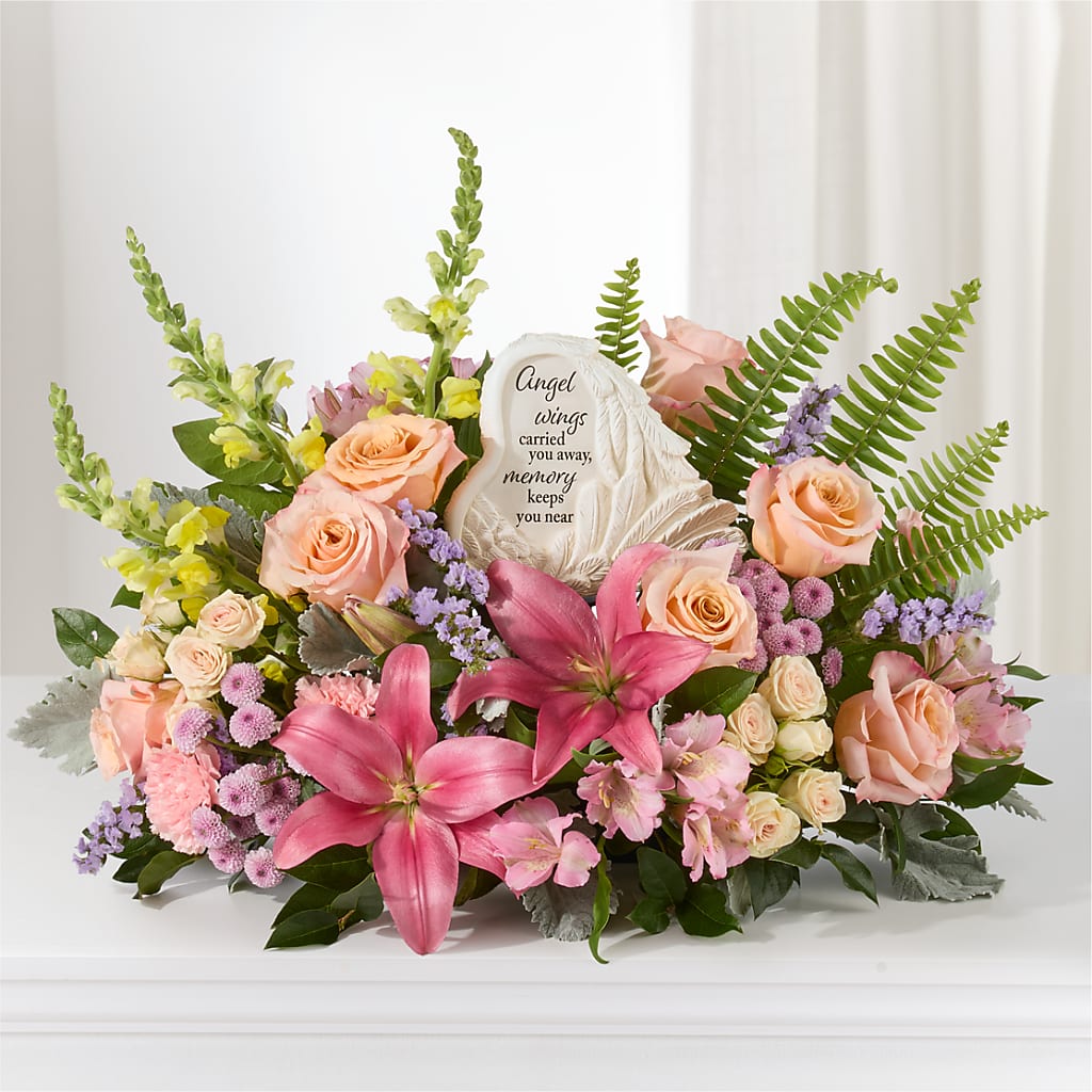 Gentle Light Arrangement –  Genoveva Rodriguez Flower Shop, San Benito TX
