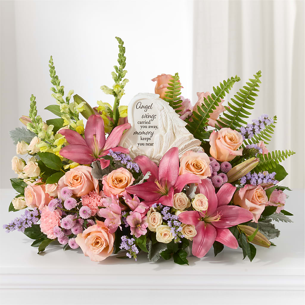 Gentle Light Arrangement –  Genoveva Rodriguez Flower Shop, San Benito TX