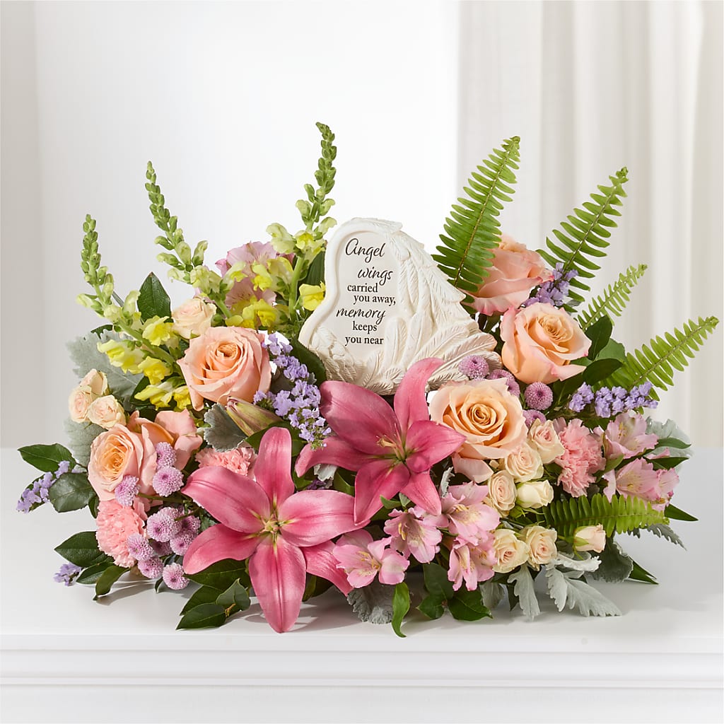 Gentle Light Arrangement –  Genoveva Rodriguez Flower Shop, San Benito TX