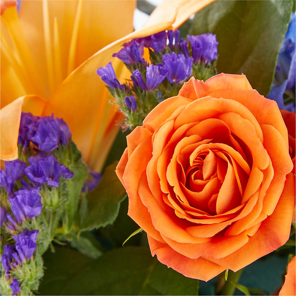 Radiant Citrus Box Bouquet –  Genoveva Rodriguez Flower Shop, San Benito TX
