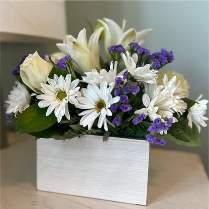 Beyond Blue Box Bouquet –  Genoveva Rodriguez Flower Shop, San Benito TX