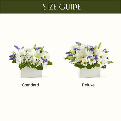 Beyond Blue Box Bouquet –  Genoveva Rodriguez Flower Shop, San Benito TX