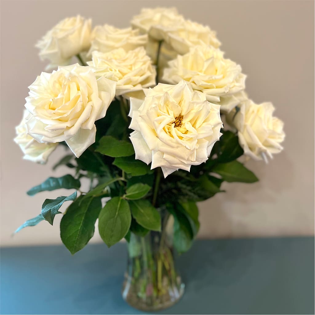Long Stem Yellow Rose Bouquet –  Genoveva Rodriguez Flower Shop, San Benito TX
