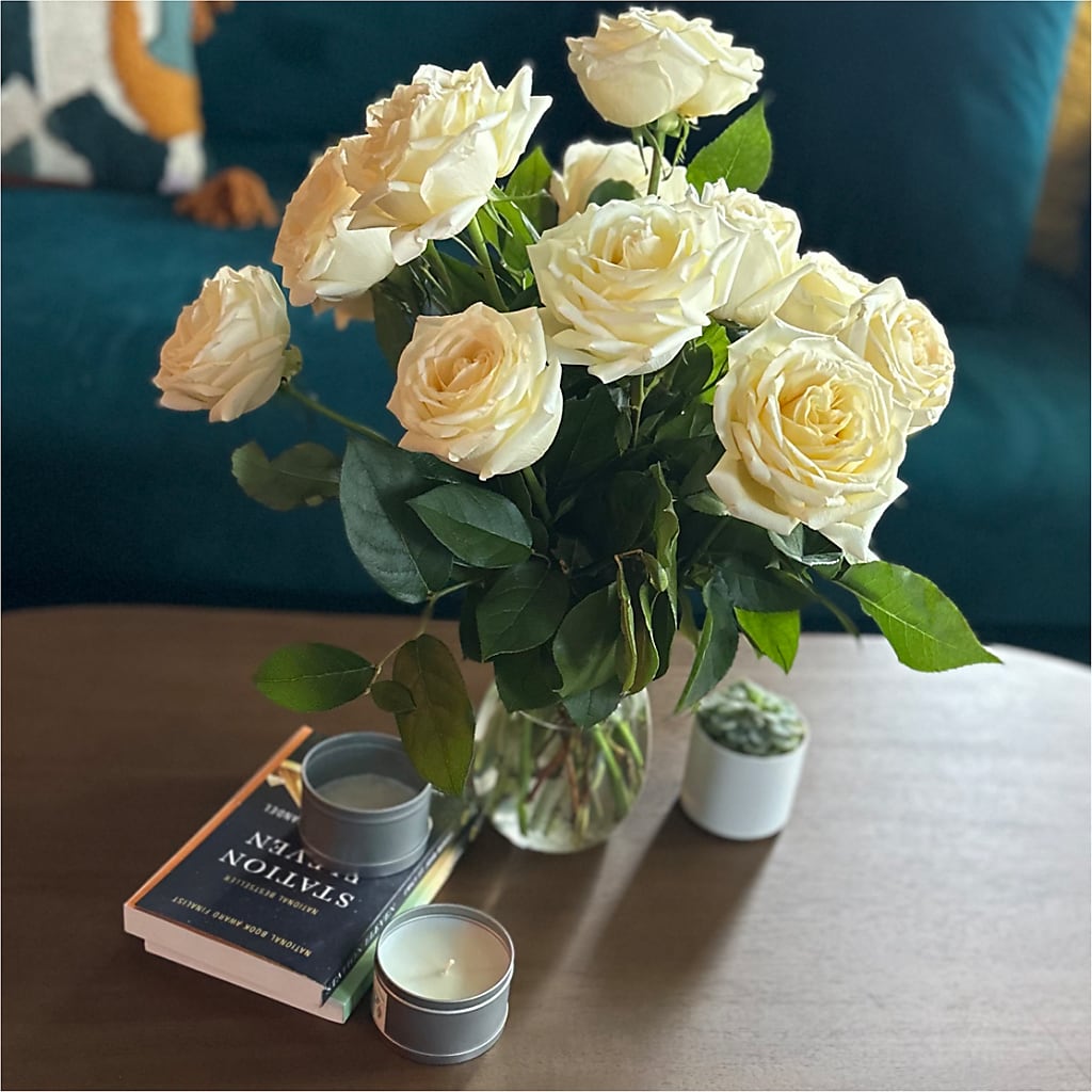 Long Stem Yellow Rose Bouquet –  Genoveva Rodriguez Flower Shop, San Benito TX
