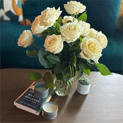 Long Stem Yellow Rose Bouquet –  Genoveva Rodriguez Flower Shop, San Benito TX