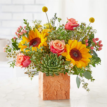 Sunflower Season Bouquet –  Genoveva Rodriguez Flower Shop, San Benito TX