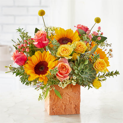 Sunflower Season Bouquet –  Genoveva Rodriguez Flower Shop, San Benito TX
