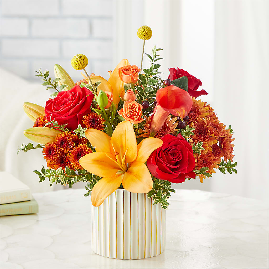 Scarlet Skies Bouquet –  Genoveva Rodriguez Flower Shop, San Benito TX