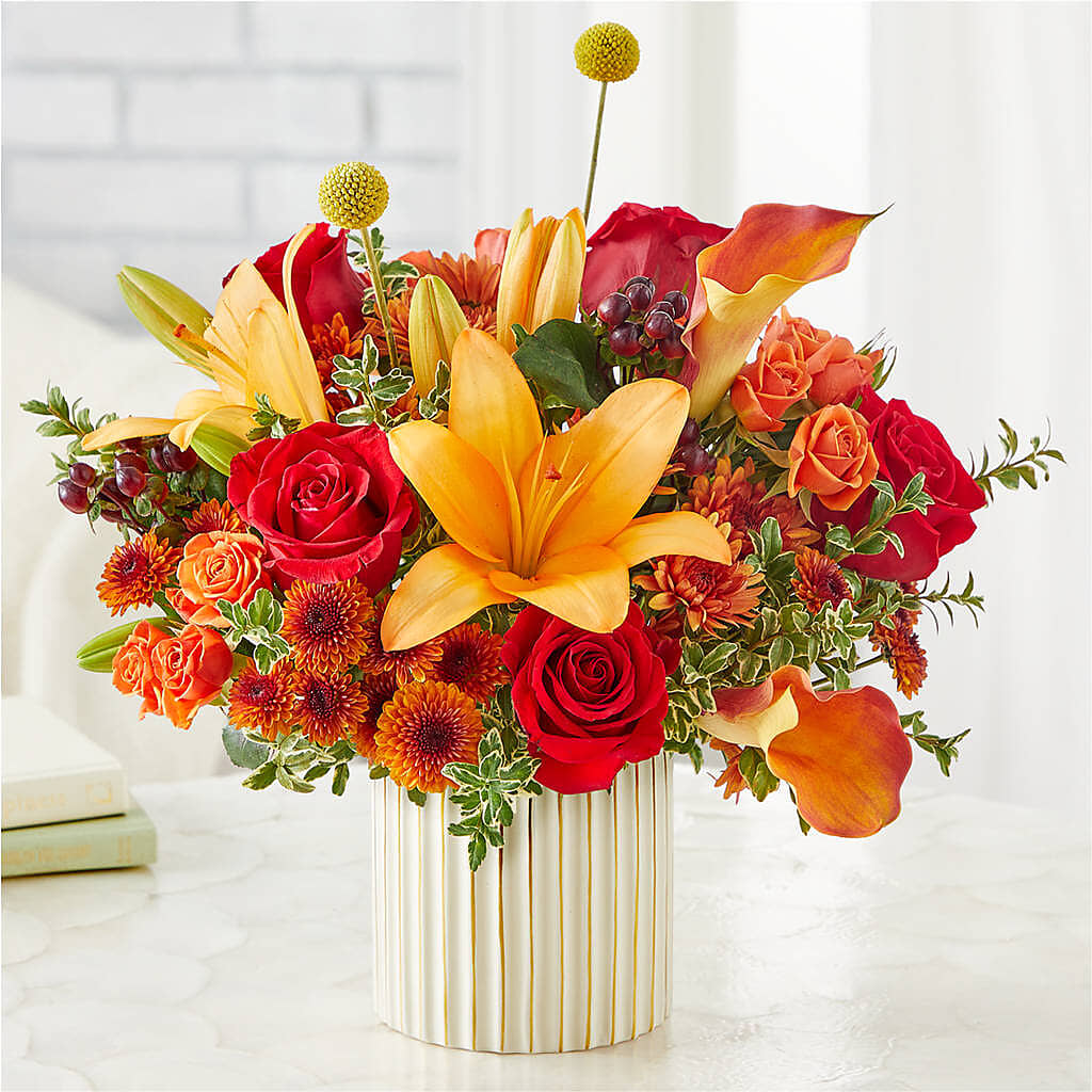 Scarlet Skies Bouquet –  Genoveva Rodriguez Flower Shop, San Benito TX