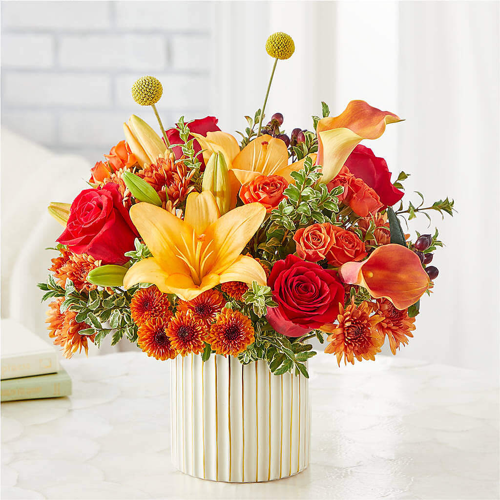 Scarlet Skies Bouquet –  Genoveva Rodriguez Flower Shop, San Benito TX
