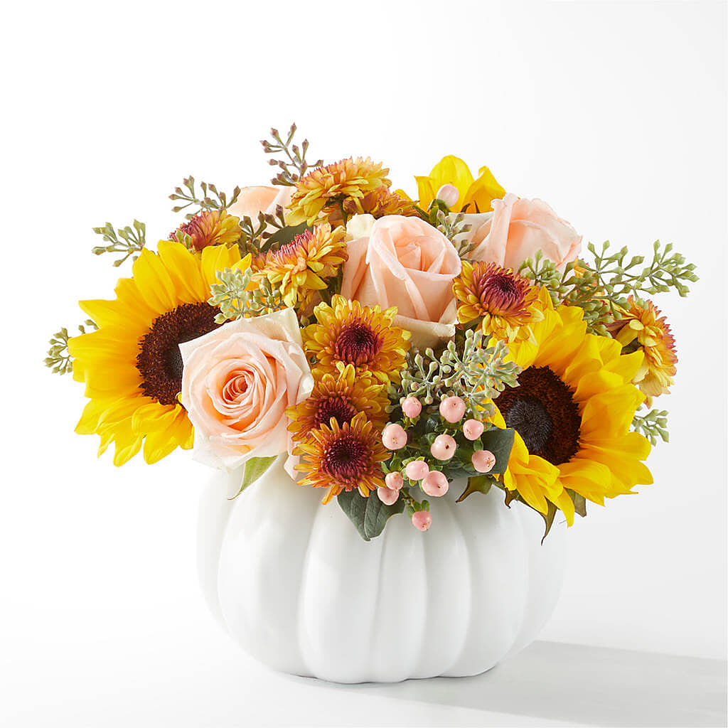 Pumpkin to Talk About Bouquet –  Genoveva Rodriguez Flower Shop, San Benito TX