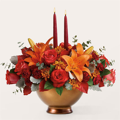 Fruits of Fall Centerpiece –  Genoveva Rodriguez Flower Shop, San Benito TX