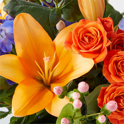 Radiant Citrus Bouquet –  Genoveva Rodriguez Flower Shop, San Benito TX