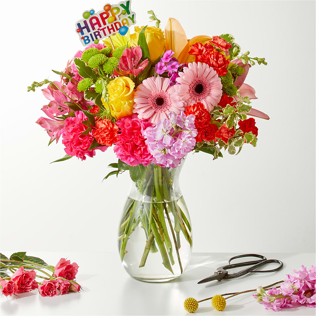 Cue the Confetti - A Florist Original –  Genoveva Rodriguez Flower Shop, San Benito TX
