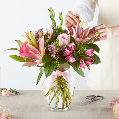 Pink Ribbon - A Florist Original –  Genoveva Rodriguez Flower Shop, San Benito TX