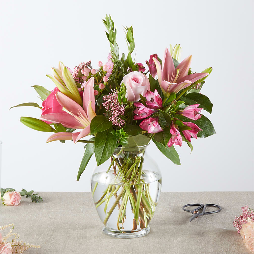 Pink Ribbon - A Florist Original –  Genoveva Rodriguez Flower Shop, San Benito TX
