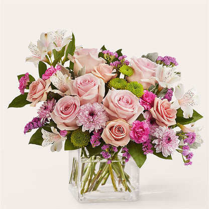 Pink Suede Bouquet –  Genoveva Rodriguez Flower Shop, San Benito TX