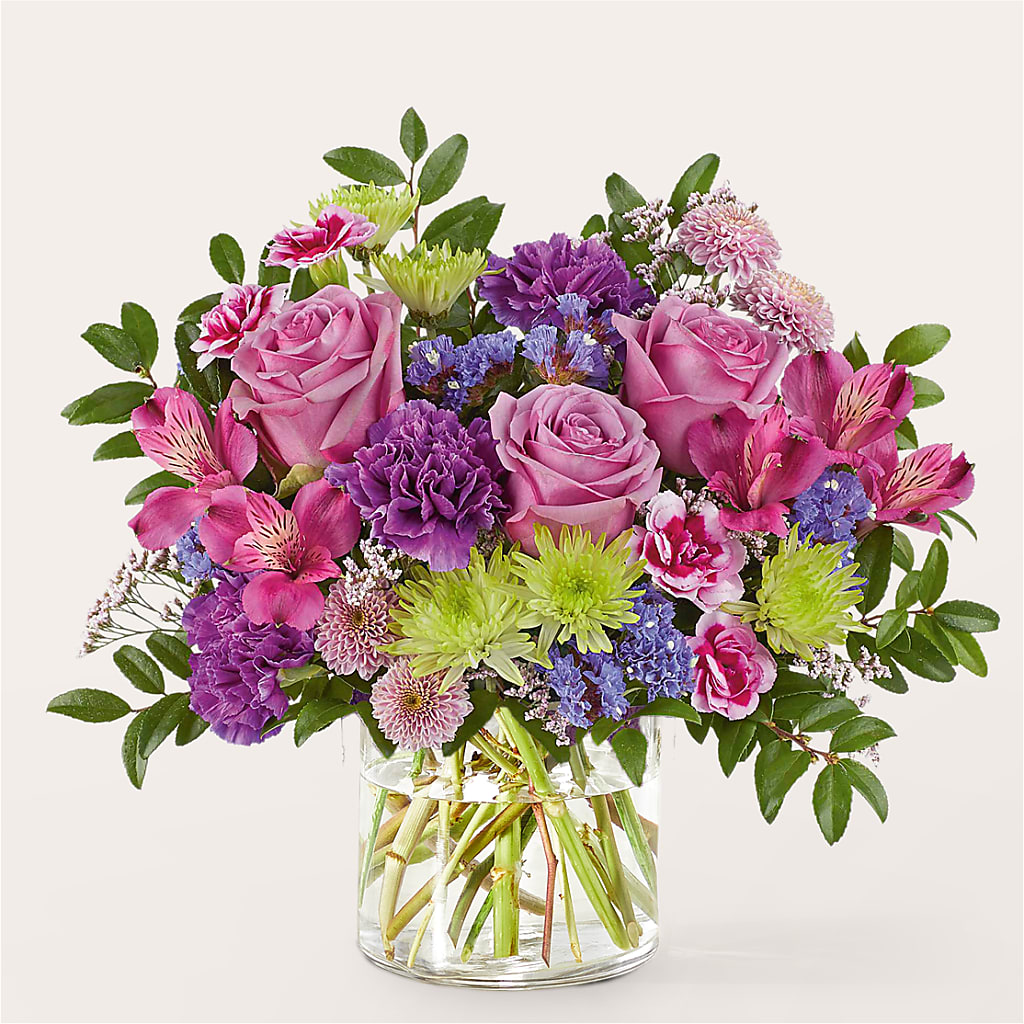 Glass Half Full Bouquet –  Genoveva Rodriguez Flower Shop, San Benito TX