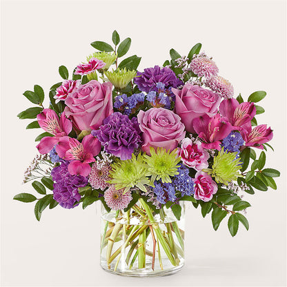 Glass Half Full Bouquet –  Genoveva Rodriguez Flower Shop, San Benito TX