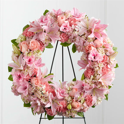 Loving Remembrance Wreath –  Genoveva Rodriguez Flower Shop, San Benito TX