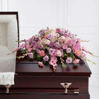 Immorata Casket Spray –  Genoveva Rodriguez Flower Shop, San Benito TX