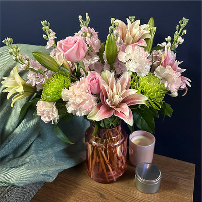 Pretty in Pink Bouquet –  Genoveva Rodriguez Flower Shop, San Benito TX