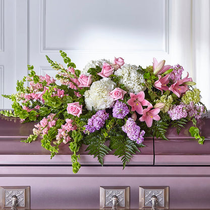 Life's Gratitude Casket Spray –  Genoveva Rodriguez Flower Shop, San Benito TX