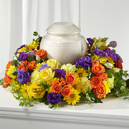 Blossoms of Remembrance Cremation Adornment –  Genoveva Rodriguez Flower Shop, San Benito TX