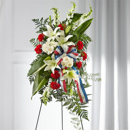 Stars of Life Standing Spray –  Genoveva Rodriguez Flower Shop, San Benito TX