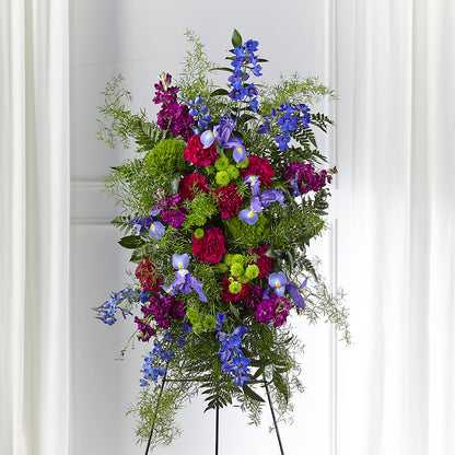 Heavenly Skies Standing Spray –  Genoveva Rodriguez Flower Shop, San Benito TX