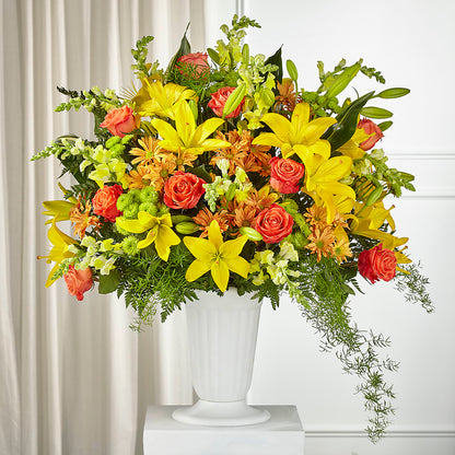 Fall Sentiments Arrangement –  Genoveva Rodriguez Flower Shop, San Benito TX
