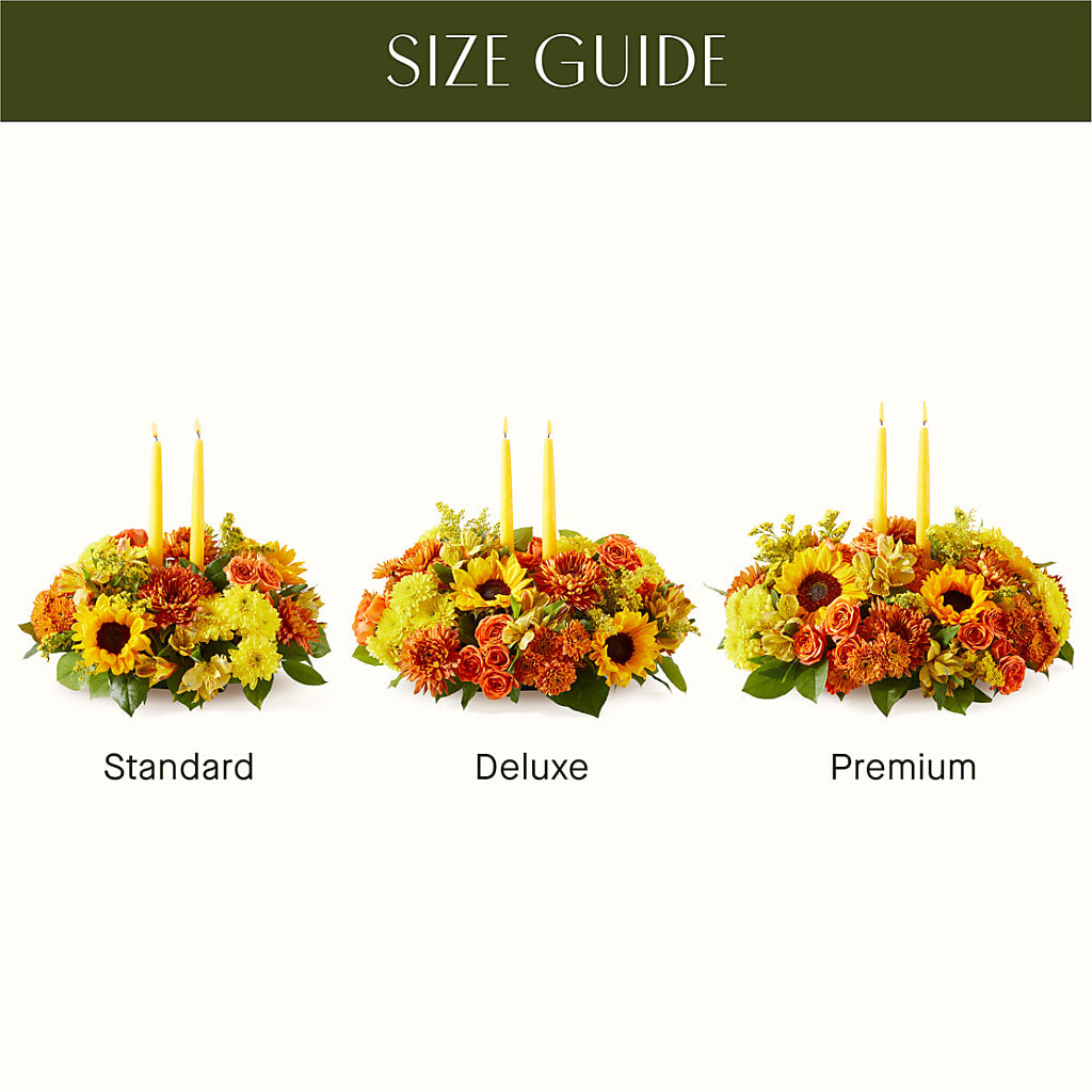 Autumn Harmony Centerpiece –  Genoveva Rodriguez Flower Shop, San Benito TX
