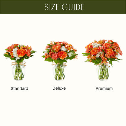 Apricot Glow Bouquet –  Genoveva Rodriguez Flower Shop, San Benito TX