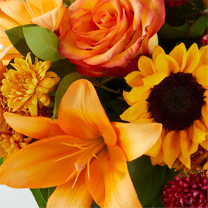 Grateful Centerpiece –  Genoveva Rodriguez Flower Shop, San Benito TX