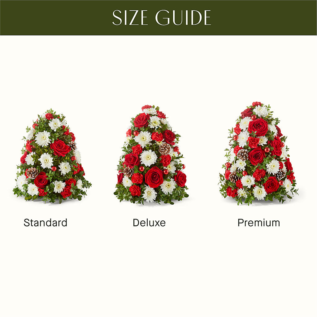Let It Snow Tree –  Genoveva Rodriguez Flower Shop, San Benito TX