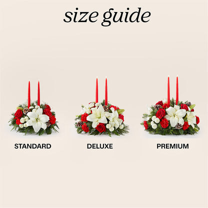 Seasonal Festivities Centerpiece –  Genoveva Rodriguez Flower Shop, San Benito TX