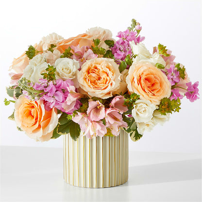 Paradise Bouquet with Ivory Vase –  Genoveva Rodriguez Flower Shop, San Benito TX