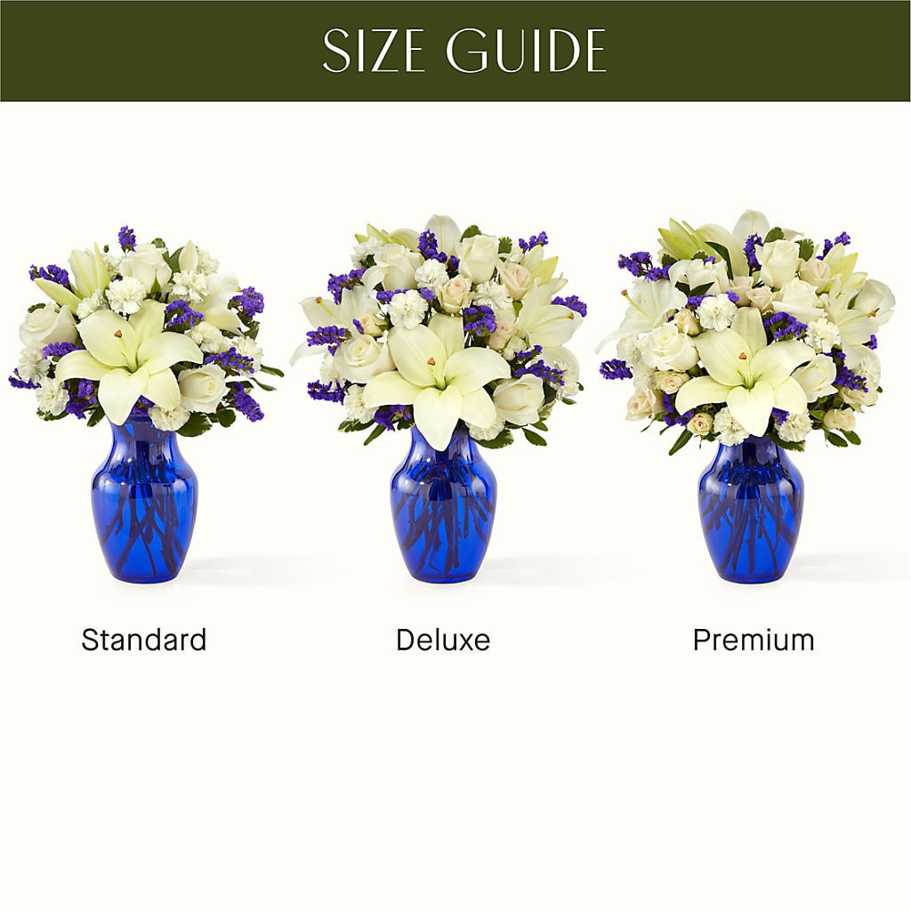 Sapphire Rush Bouquet –  Genoveva Rodriguez Flower Shop, San Benito TX