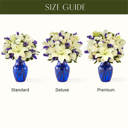 Sapphire Rush Bouquet –  Genoveva Rodriguez Flower Shop, San Benito TX