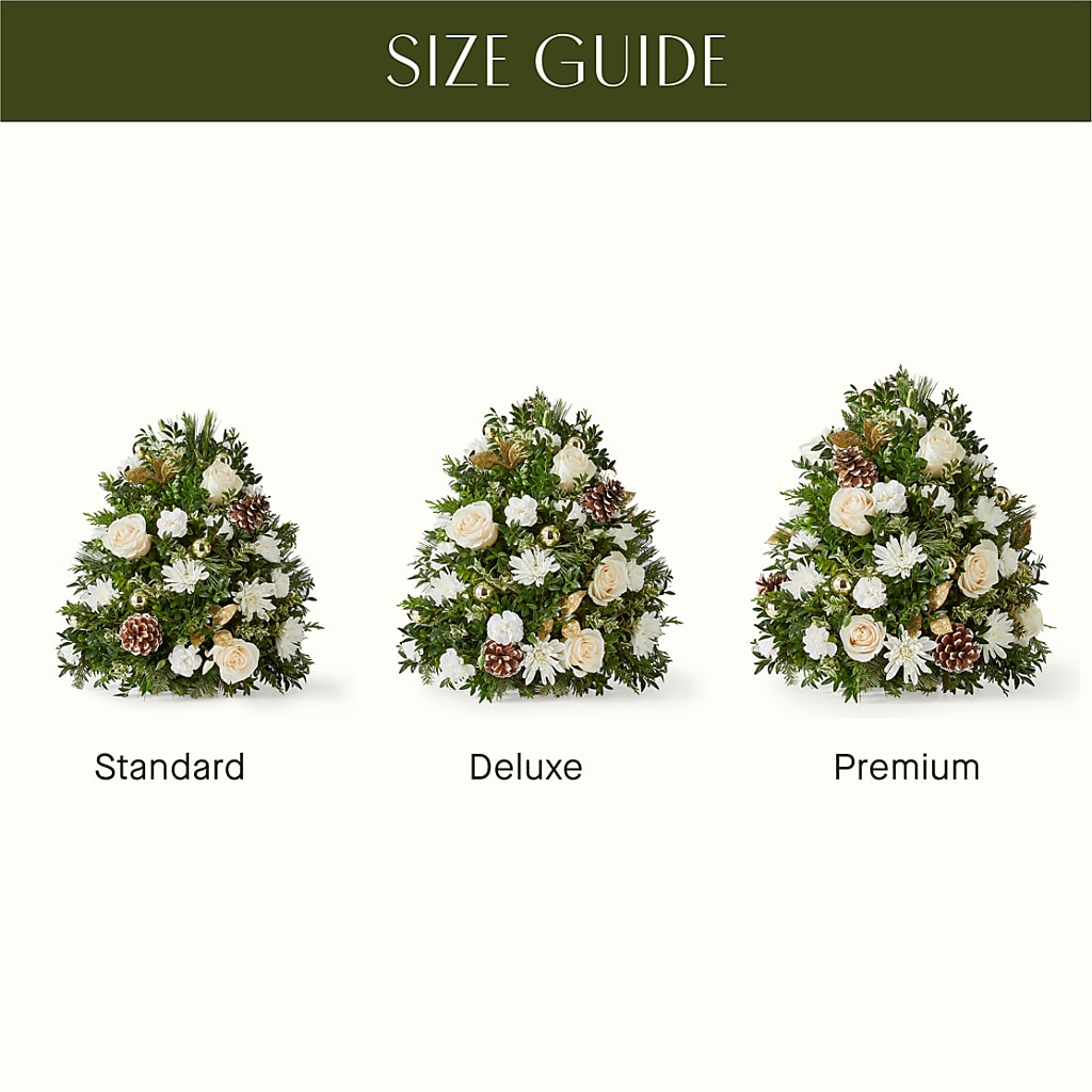 Snowed In Tree –  Genoveva Rodriguez Flower Shop, San Benito TX