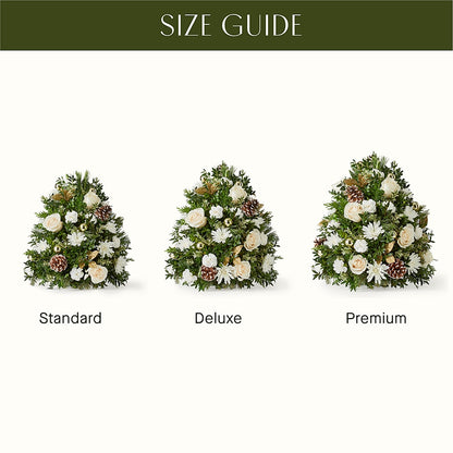 Snowed In Tree –  Genoveva Rodriguez Flower Shop, San Benito TX