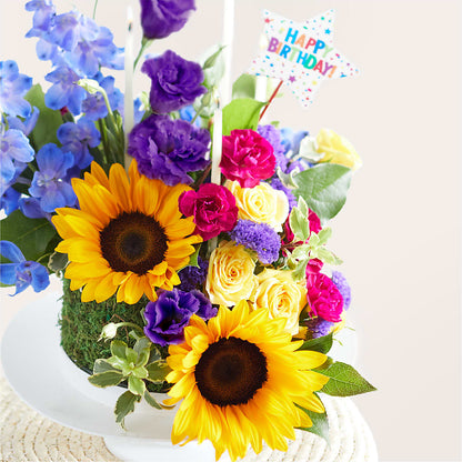 Star of the Day Floral Cake –  Genoveva Rodriguez Flower Shop, San Benito TX
