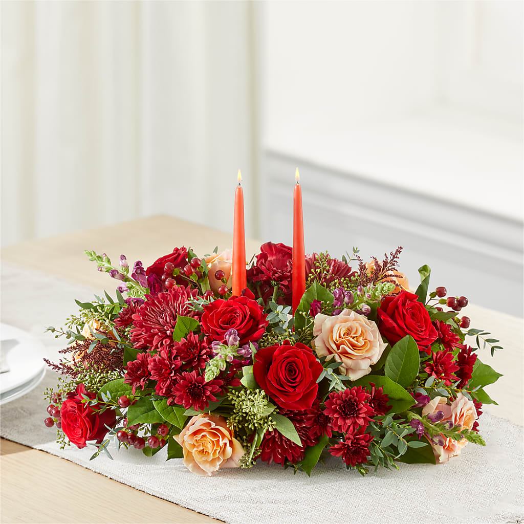 Most Thankful Centerpiece –  Genoveva Rodriguez Flower Shop, San Benito TX