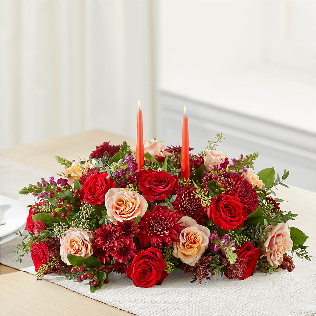 Most Thankful Centerpiece –  Genoveva Rodriguez Flower Shop, San Benito TX