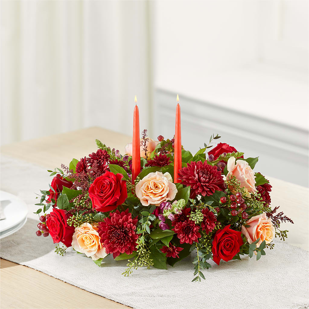 Most Thankful Centerpiece –  Genoveva Rodriguez Flower Shop, San Benito TX