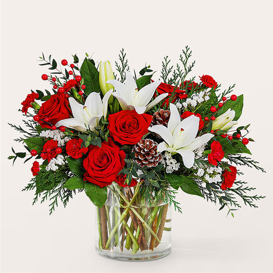 Best in Snow Bouquet –  Genoveva Rodriguez Flower Shop, San Benito TX