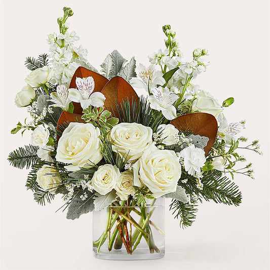 Fresh Snowfall Bouquet –  Genoveva Rodriguez Flower Shop, San Benito TX