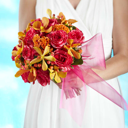 Brilliant Shades of Love Bouquet –  Genoveva Rodriguez Flower Shop, San Benito TX
